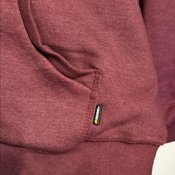 Berne Burgundy Men’s Coat with Black Sherpa Lining Workwear XL - Picture 7 of 10